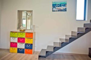 aménagement intérieur d'une maison bois familiale