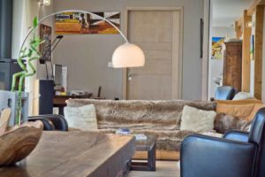 aménagement intérieur d'une maison bois familiale