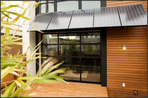 terrasse en bois d'une maison bois