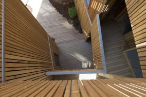 aménagement intérieur d'une maison bois familiale