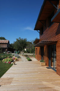 aménagement intérieur d'une maison bois familiale