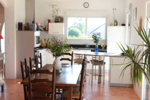 aménagement intérieur d'une maison bois familiale