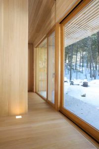aménagement intérieur d'une maison bois familiale