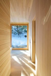 aménagement intérieur d'une maison bois familiale