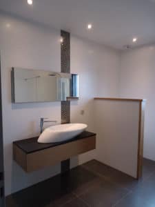 aménagement intérieur d'une maison bois familiale