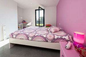 aménagement intérieur d'une maison bois familiale
