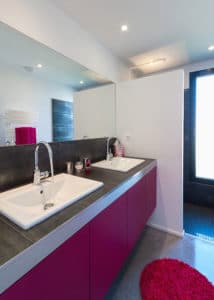 aménagement intérieur d'une maison bois familiale