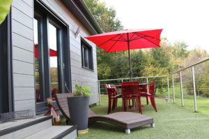 aménagement intérieur d'une maison bois familiale