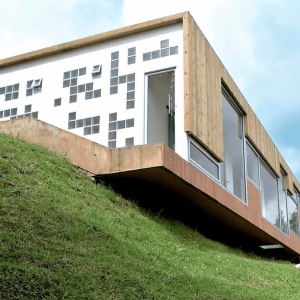 Maison toit terrasse en Colombie