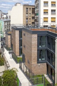 maison bois passif dans la ville