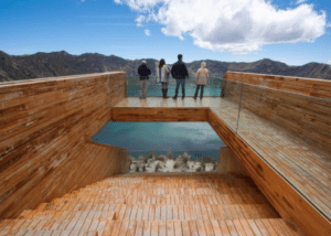 plateforme d'observation avec vue magnifique