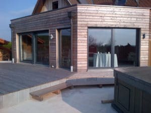 construction d'une maison en ossature bois