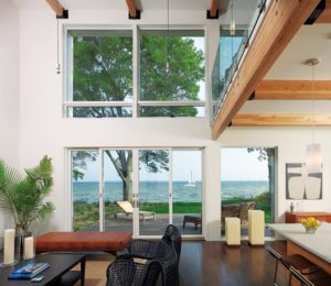 aménagement intérieur d'une maison bois familiale et moderne