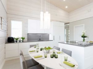 aménagement intérieur d'une maison bois massif