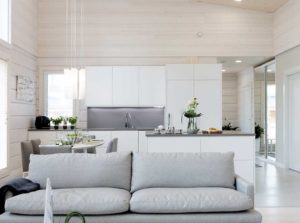 aménagement intérieur d'une maison bois massif