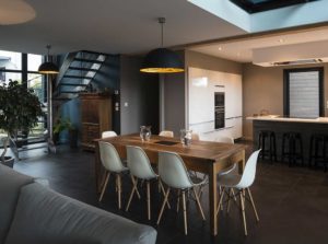 aménagement intérieur d'une maison bois massif