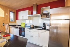 aménagement intérieur d'une maison bois écologique