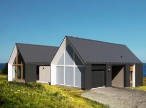maison bois moderne au Canada
