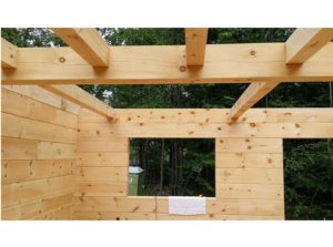 construction d'une maison bois massif