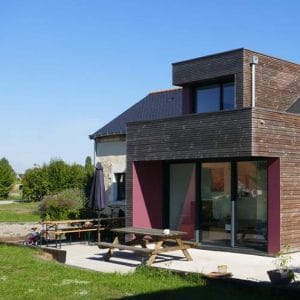 extension en bois contemporaine