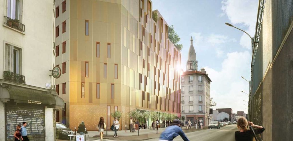 grande immeuble en bois