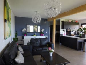 aménagement intérieur d'une maison bois individuelle en Eure-et-Loire