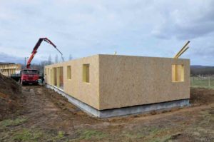 construction d'une maison bois familial