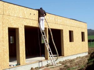 construction d'une maison bois familial