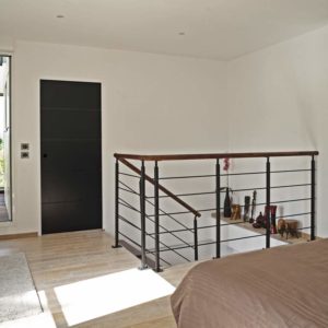 Aménagement intérieur d'une maison bois