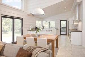 Aménagement intérieur d'une maison bois