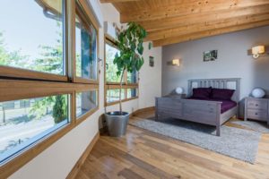 Aménagement intérieur d'une maison bois