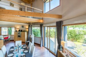 Aménagement intérieur d'une maison bois