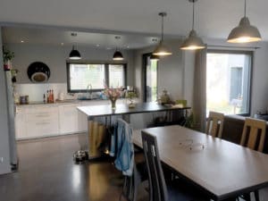 Aménagement intérieur d'une maison bois