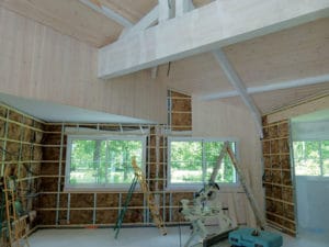 construction d'une maison bois