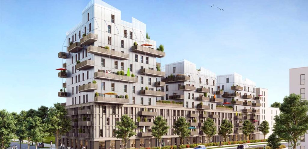 immeuble en bois moderne à Strasbourg