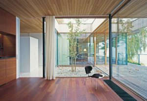 aménagement intérieur d'une maison bois
