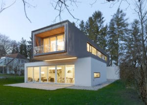 maison bois moderne et luxury