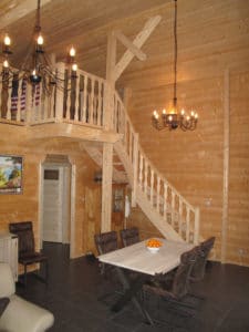 aménagement intérieur d'une maison bois
