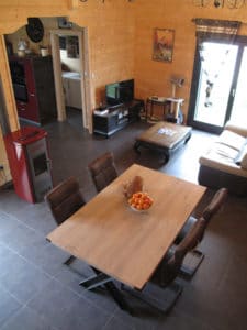aménagement intérieur d'une maison bois moderne