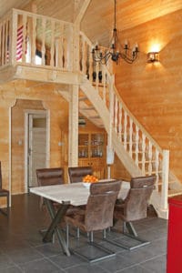 aménagement intérieur d'une maison bois