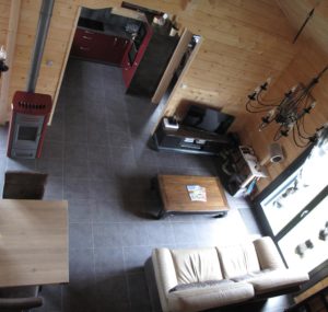 aménagement intérieur d'une maison bois
