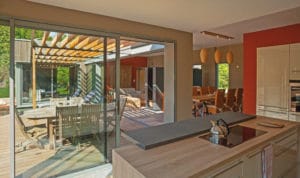 aménagement intérieur d'une maison bois moderne