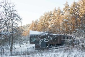 maison bois en lituanie