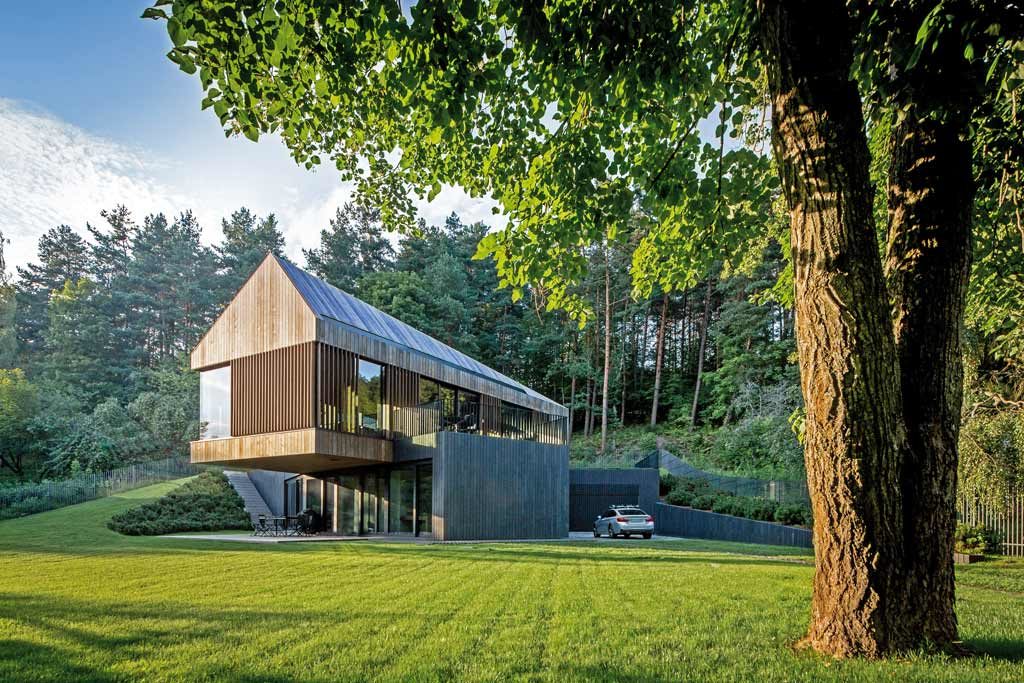 maison bois en lituanie