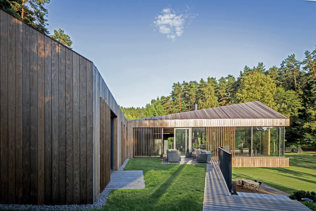 maison bois en lituanie