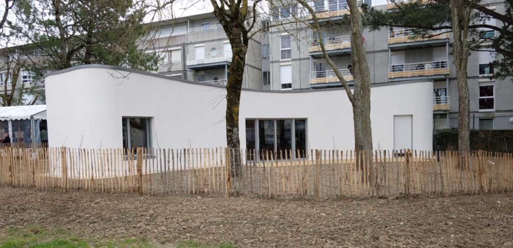 maison bois 3D moderne