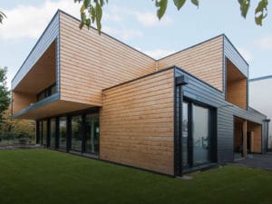 maison bois moderne et luxury