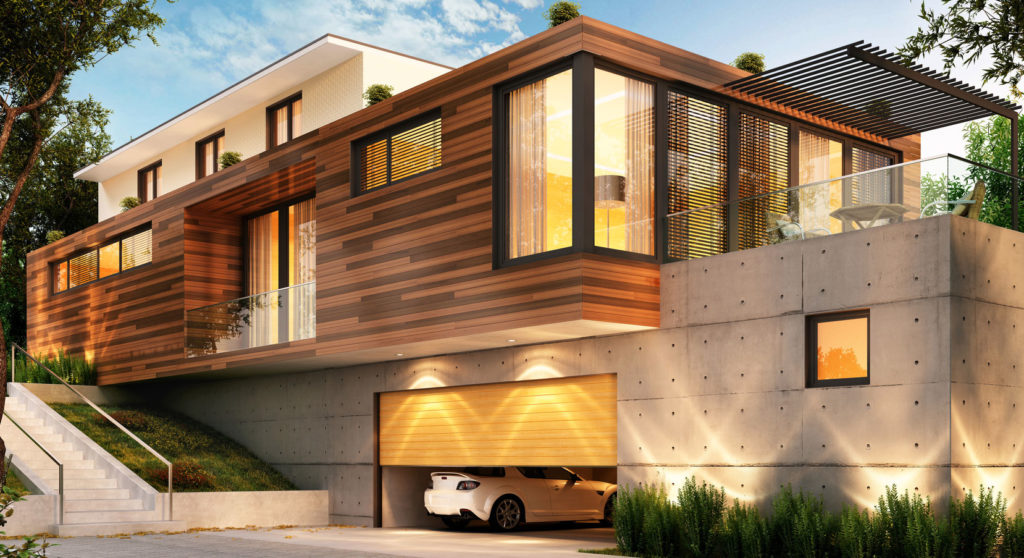 maison bois moderne
