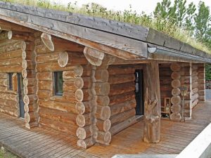 maison confortable en bois massif