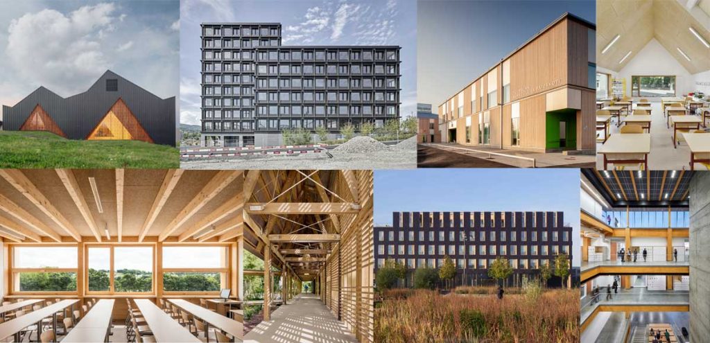 Prix internationale Architecture Bois projets nominés